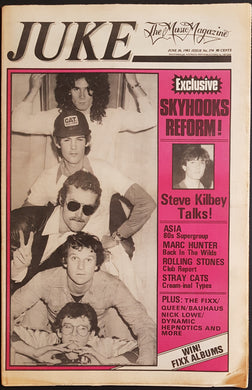 Skyhooks - Juke June 26 1982. Issue No.374
