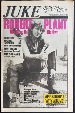 Led Zeppelin (Robert Plant)- Juke July 31 1982. Issue No.379