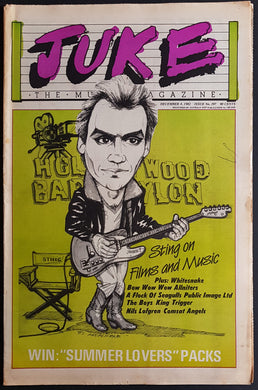 Police (Sting) - Juke December 4 1982. Issue No.397