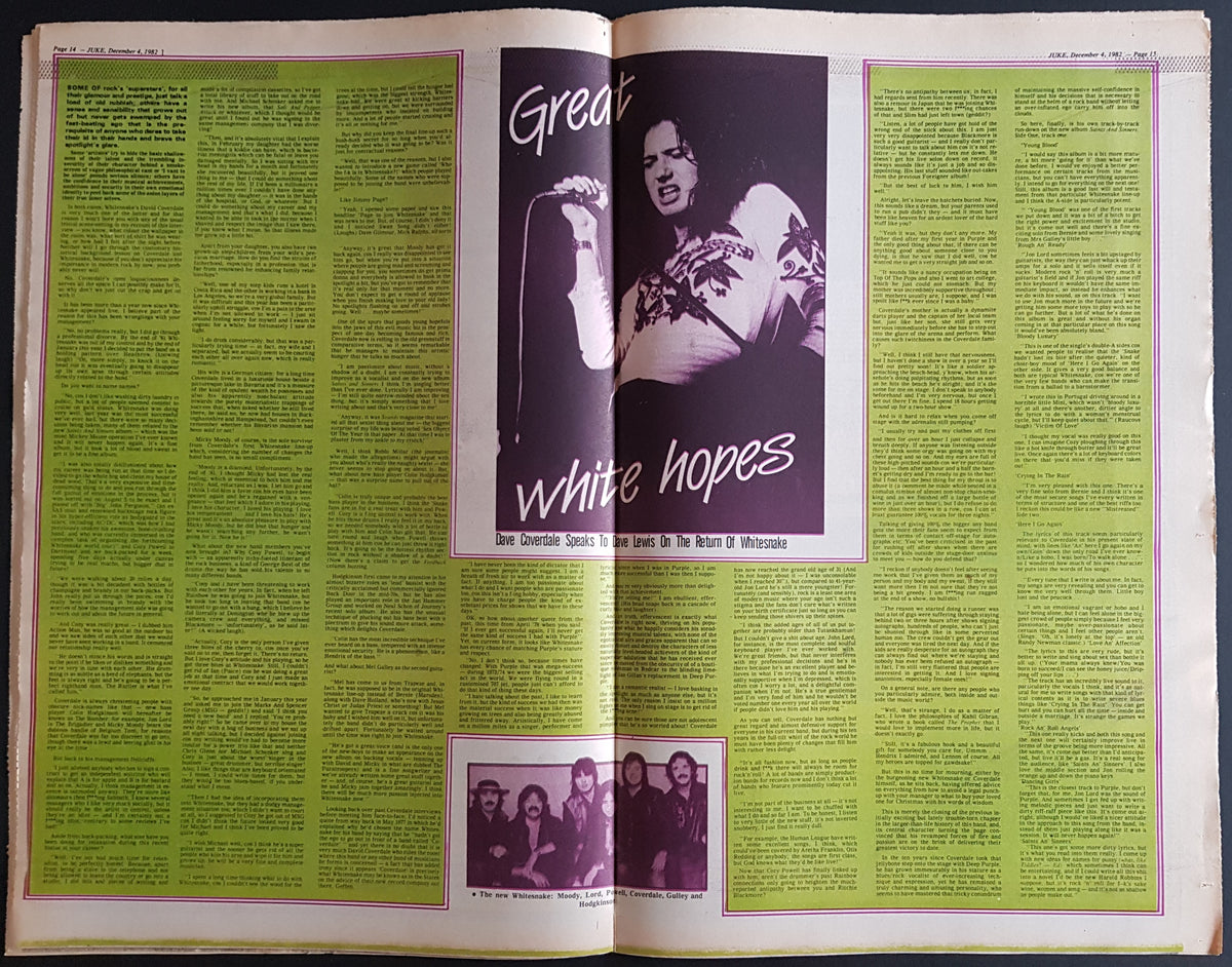 Police (Sting) - Juke December 4 1982. Issue No.397 – Vicious Sloth ...
