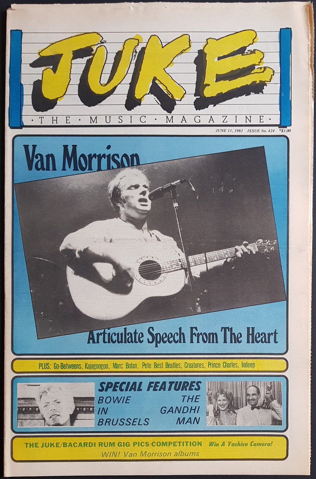 Van Morrison - Juke June 11 1983. Issue No.424