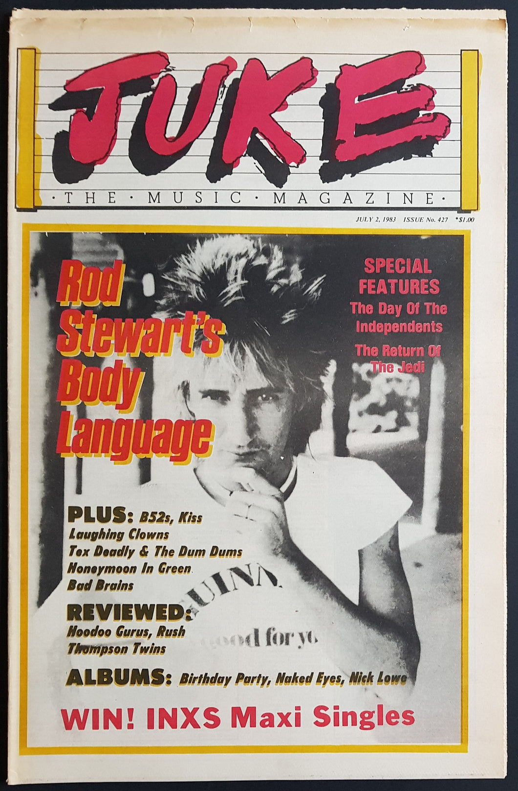 Rod Stewart - Juke July 2 1983. Issue No.427