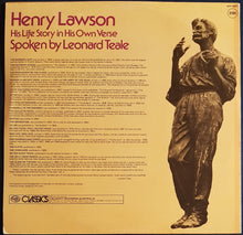 Load image into Gallery viewer, Leonard Teale - Henry Lawson His Life Story In His Own Verse
