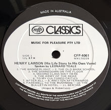 Load image into Gallery viewer, Leonard Teale - Henry Lawson His Life Story In His Own Verse