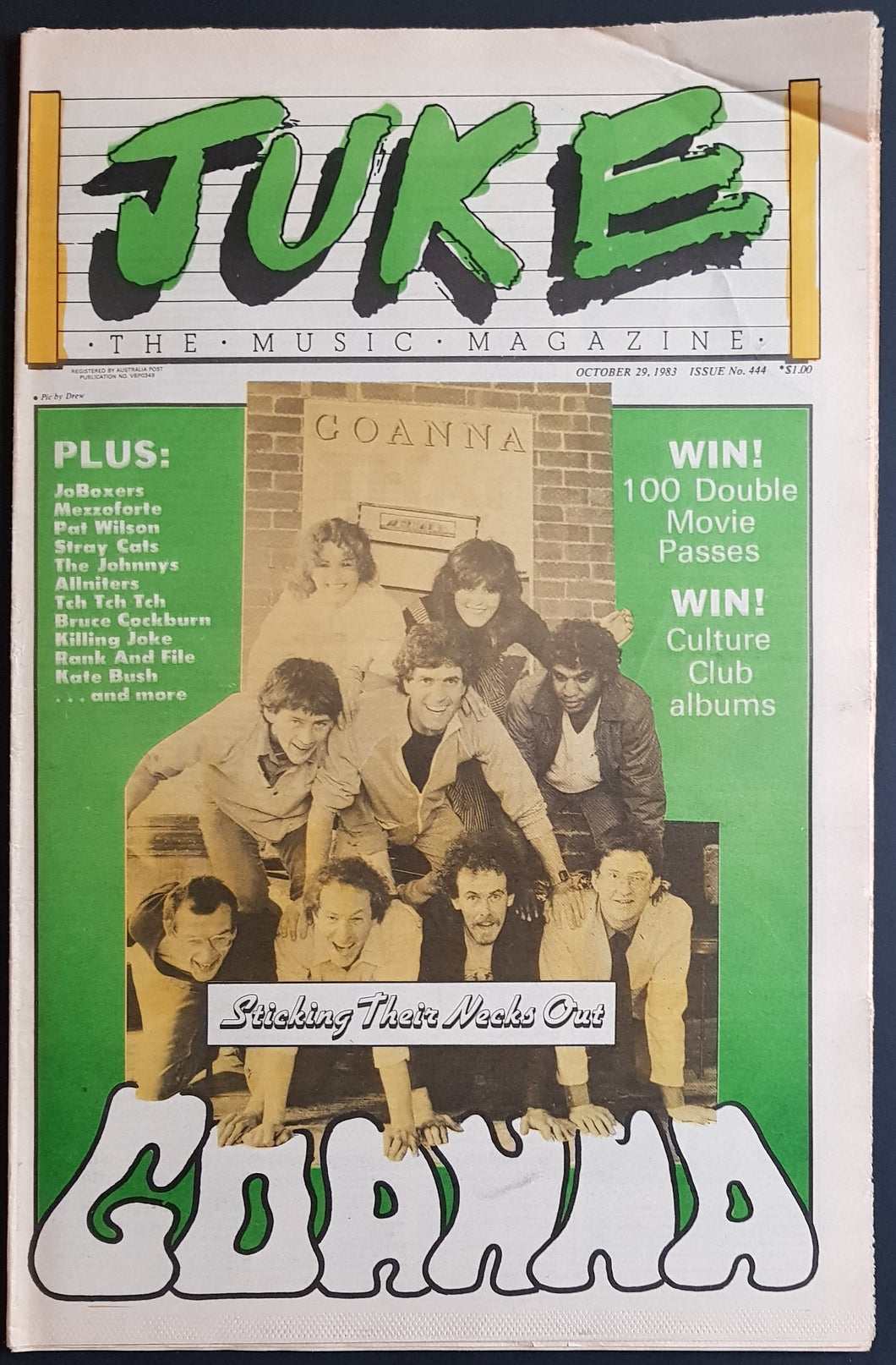 Goanna - Juke October 29 1983. Issue No.444