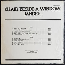 Load image into Gallery viewer, Jandek - Chair Beside A Window