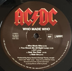 AC/DC - Who Made Who