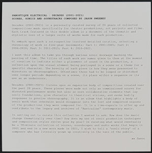 Panoptique Electrical - Decades (2001-2021)