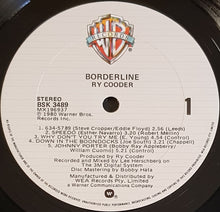 Load image into Gallery viewer, Ry Cooder - Borderline