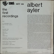 Load image into Gallery viewer, Albert Ayler - The First Recordings