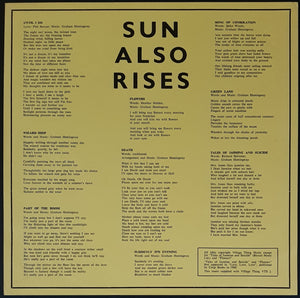 Sun Also Rises - The Sun Also Rises