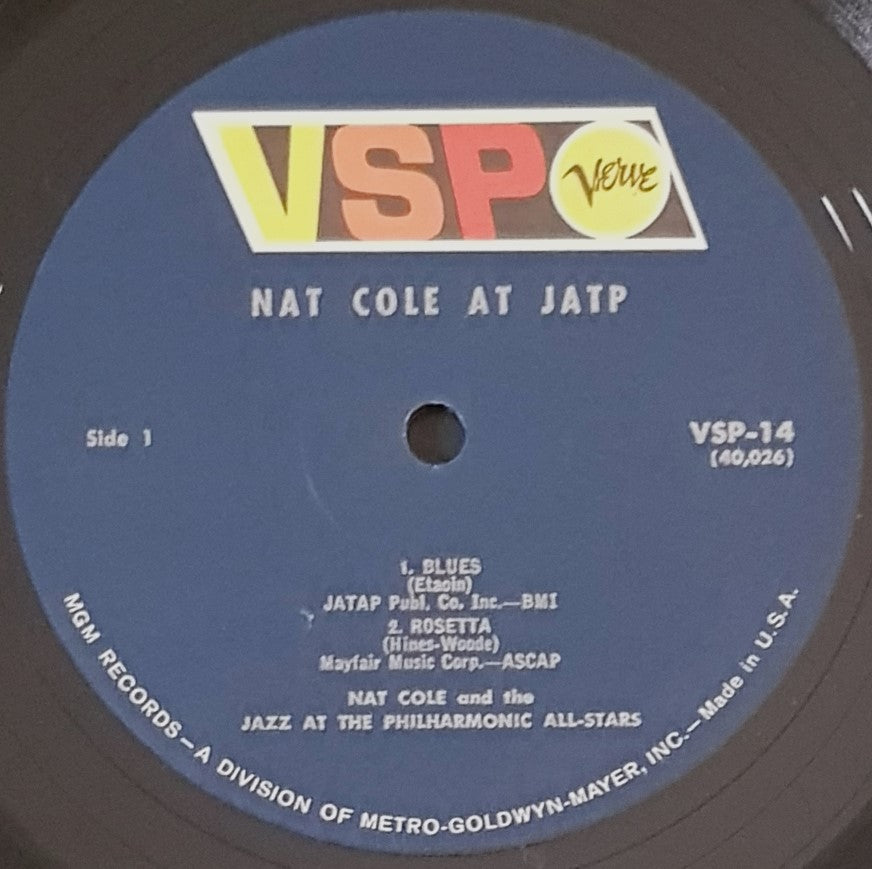Cole, Nat King - Nat Cole At JATP – Vicious Sloth Collectables