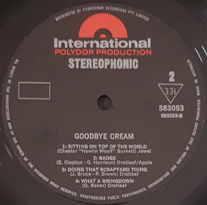 Cream - Goodbye