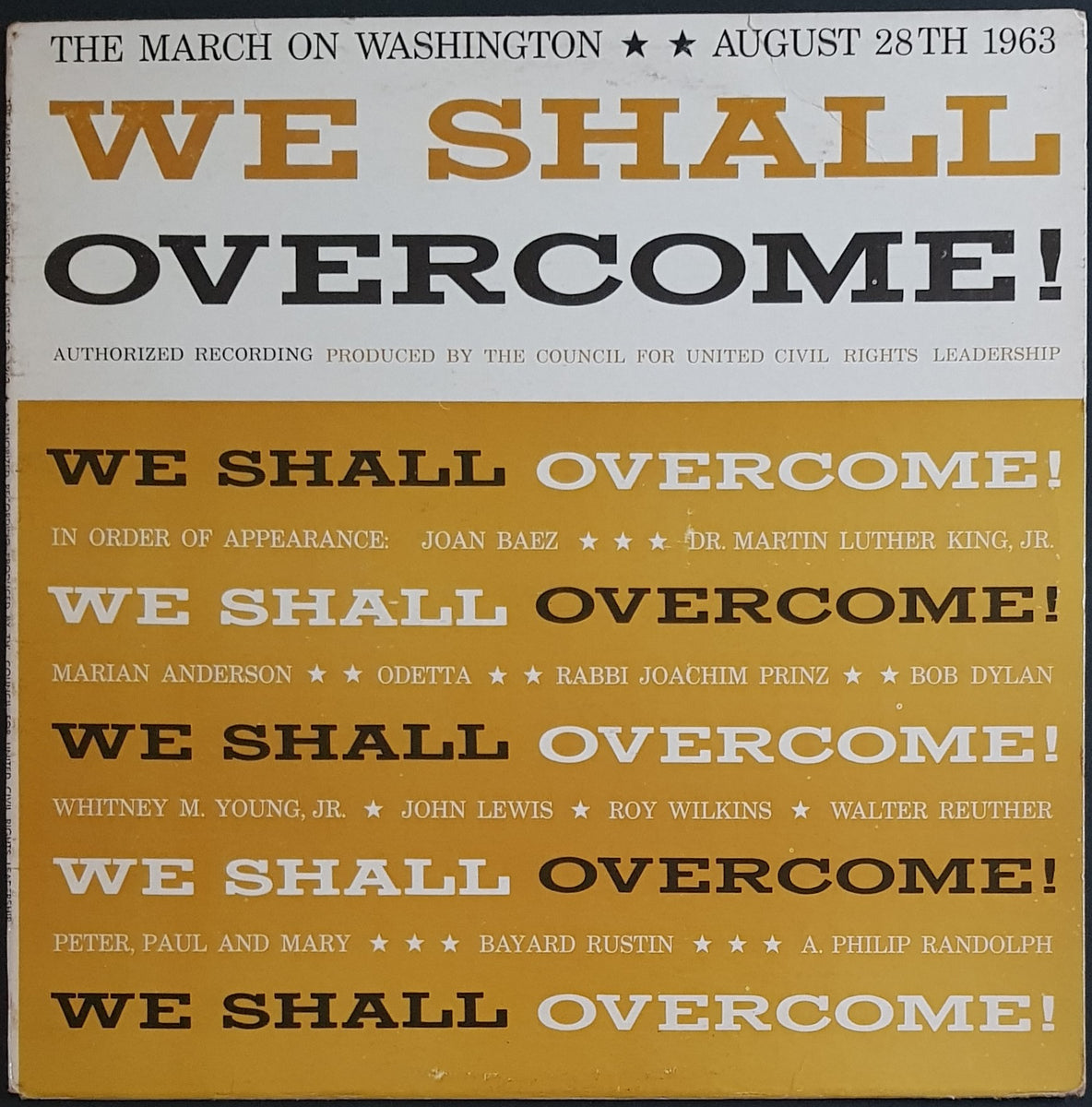 King Jr., Martin Luther - We Shall Overcome! – Vicious Sloth Collectables