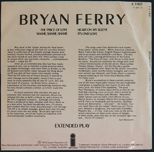Ferry, Bryan - The Price Of Love