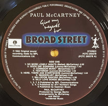 Load image into Gallery viewer, McCartney, Paul- Give My Regards To Broad Street