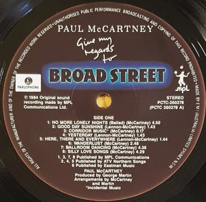 McCartney, Paul- Give My Regards To Broad Street