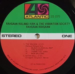 Rahsaan Roland Kirk & The Vibration Society - Rahsaan Rahsaan