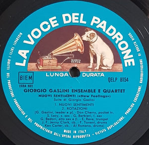 Giorgio Gaslini Ensemble E Quartet - Nuovi Sentimenti Suite / New Feelings Suite