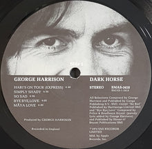 Load image into Gallery viewer, Harrison, George- Dark Horse