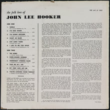 Load image into Gallery viewer, Hooker, John Lee  - The Folk Lore Of John Lee Hooker