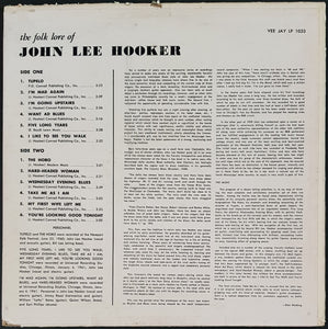 Hooker, John Lee  - The Folk Lore Of John Lee Hooker