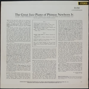 Phineas Newborn Jr. - The Great Jazz Piano Of Phineas Newborn Jr.