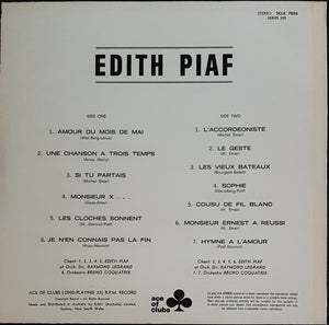 Piaf, Edith  - Edith Piaf