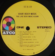 Load image into Gallery viewer, Roxy Music - Viva! The Live Roxy Music Album