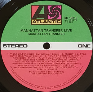 Manhattan Transfer - Manhattan Transfer Live