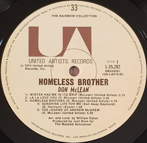 McLean, Don - Homeless Brother
