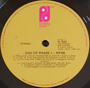 MFSB - End Of Phase I - A Collection Of Greatest Hits