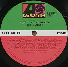 Load image into Gallery viewer, Bette Midler - The Best Of Bette
