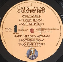 Load image into Gallery viewer, Stevens, Cat - Cat Stevens Greatest Hits