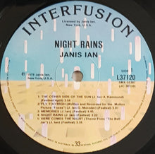 Load image into Gallery viewer, Janis Ian - Night Rains