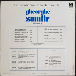 Gheorghe Zamfir - L'Extraordinaire Flute De Pan De Gheorghe Zamfir Vol.3