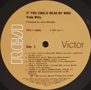 Wills, Viola - If You Could Read My Mind
