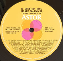Load image into Gallery viewer, Dionne Warwick - 16 Greatest Hits
