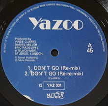 Load image into Gallery viewer, Yazoo - Don&#39;t Go (Re-Mixes)