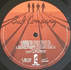 Bad Company - Burnin' Sky
