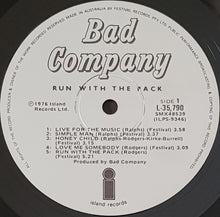Load image into Gallery viewer, Bad Company - Run With The Pack