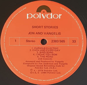 Jon & Vangelis - Short Stories