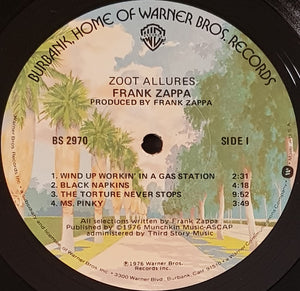 Frank Zappa - Zoot Allures