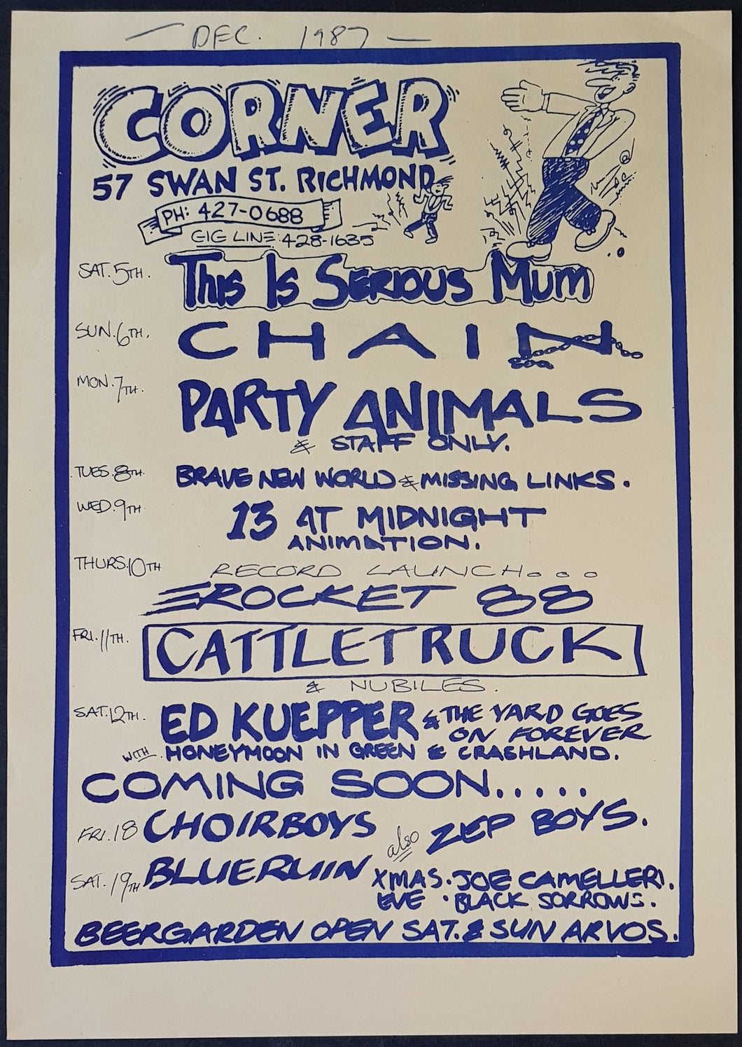 Ed Kuepper - 1987 Corner Hotel