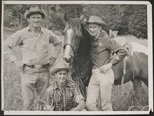 Load image into Gallery viewer, Franklin, Rex - Black &amp; White Photo w.Rodeo Clowns - Mid 1960&#39;s
