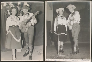 Franklin, Rex & Noelene- 2 x Black & White Photo - 1961