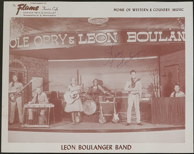 Leon Boulanger Band - Sepia Tone Photo - Mid 1960's