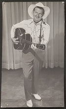 Load image into Gallery viewer, Slim Dusty - Black &amp; White Photo - 1960 - Autographed
