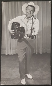 Slim Dusty - Black & White Photo - 1960 - Autographed