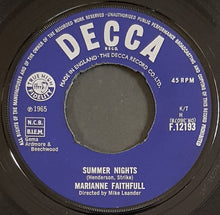 Load image into Gallery viewer, Marianne Faithfull - Summer Nights